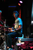 Tim Hoy on drums